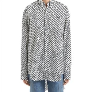 Vetements Printed Cotton Shirt